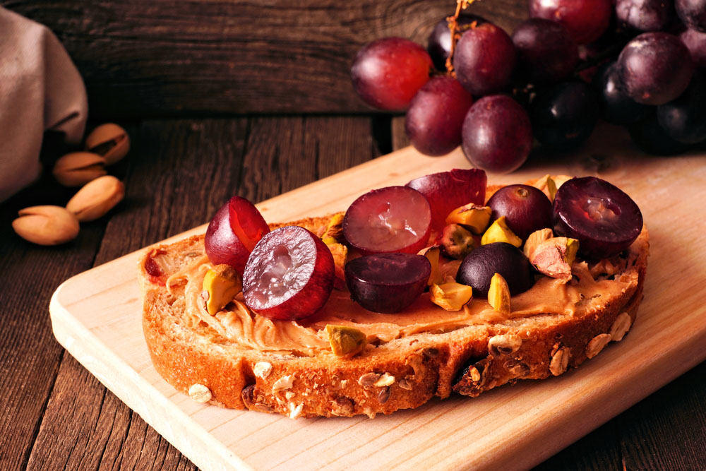 Fruit and Nut Butter Toast