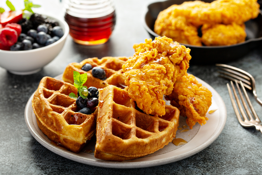 The menus at these establishments, including breakfast items and coffee drinks