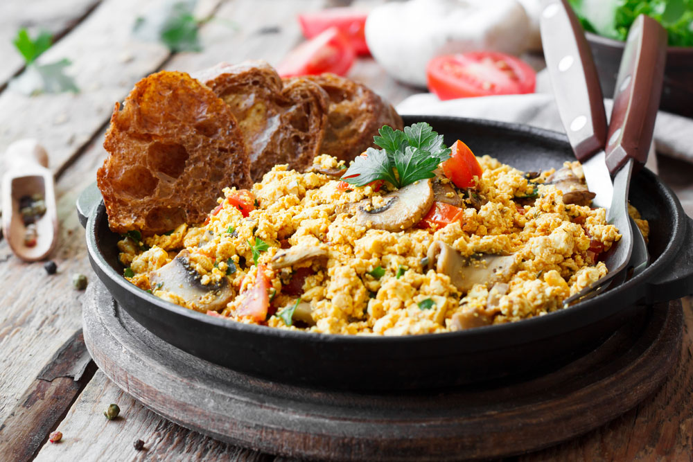 Vegan Scrambled tofu