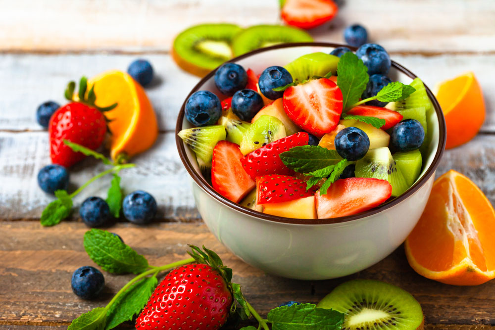 Offer Fresh Fruits, Yogurt, and Granola