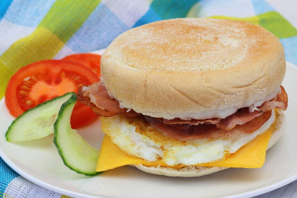 Top 10 Fast food breakfast common foods on Menus